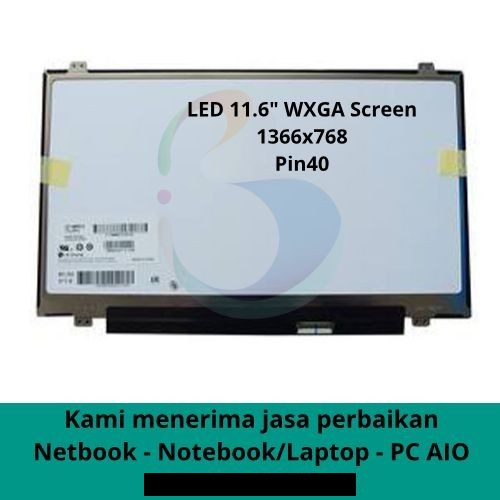Jual LED LCD 11.6 Toshiba Mini NB10 NB10T NB10-A B116XW03 V.2 N116BGE ...