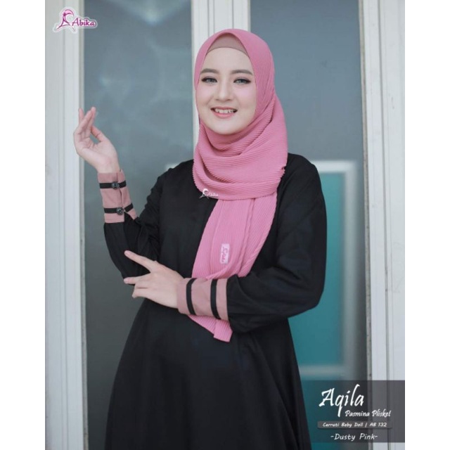 PASMINA AQILA PLISKET FULL ABIKA HIJAB