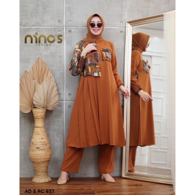 Ready Stelan Tunic dan Celana AD-S-RC-0937 ori by ninos design