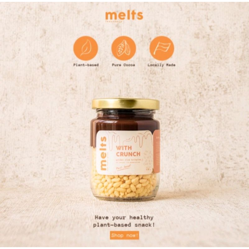 Jual Melts Gluten Free Chocolate Crunch Snack Shopee Indonesia