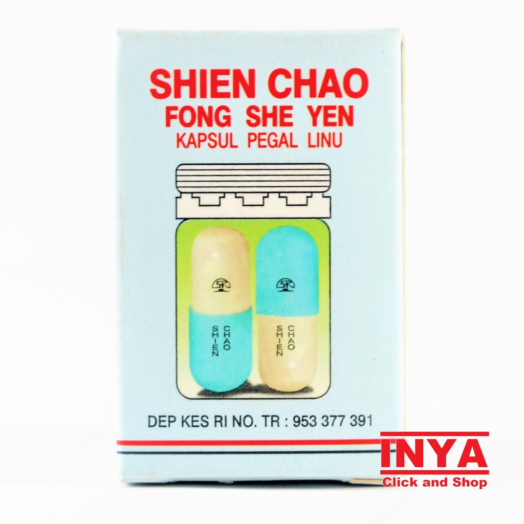 Obat Pegal Linu/ Rematik/ Encok SHIEN CHAO FONG SHE YEN (obat dalam) 20capsule