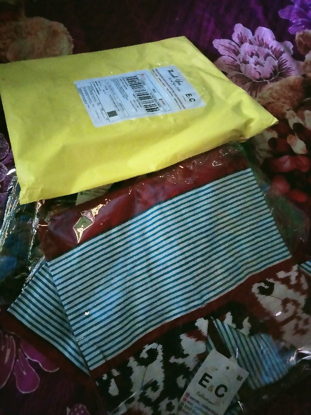 Atasan Batik Wanita Motif Tenun Songket Ceria - Blouse Batik Wanita Modern - S M L Xl Xxl 3l 4l 5l