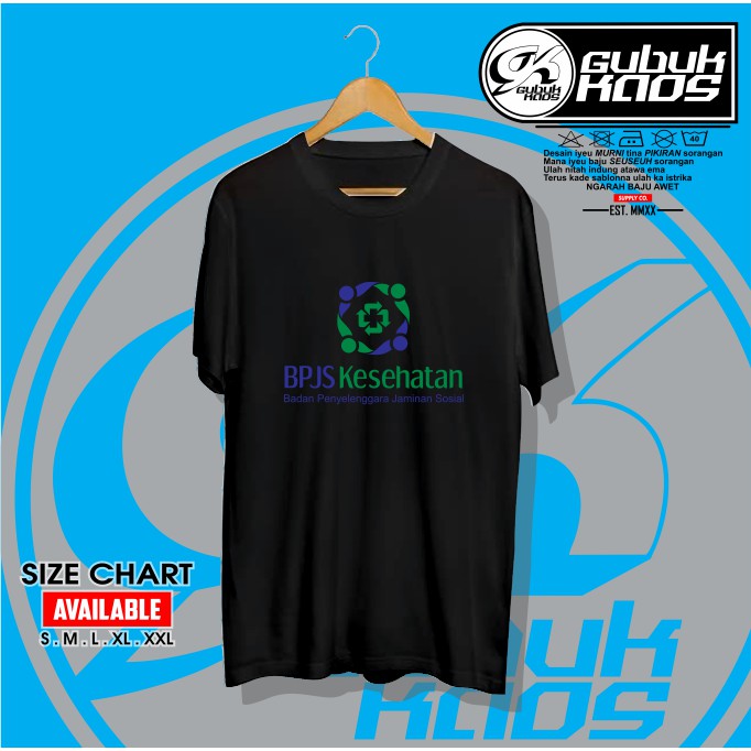 BAJU KAOS LOGO BPJS KESEHATAN - GUBUK.KAOS
