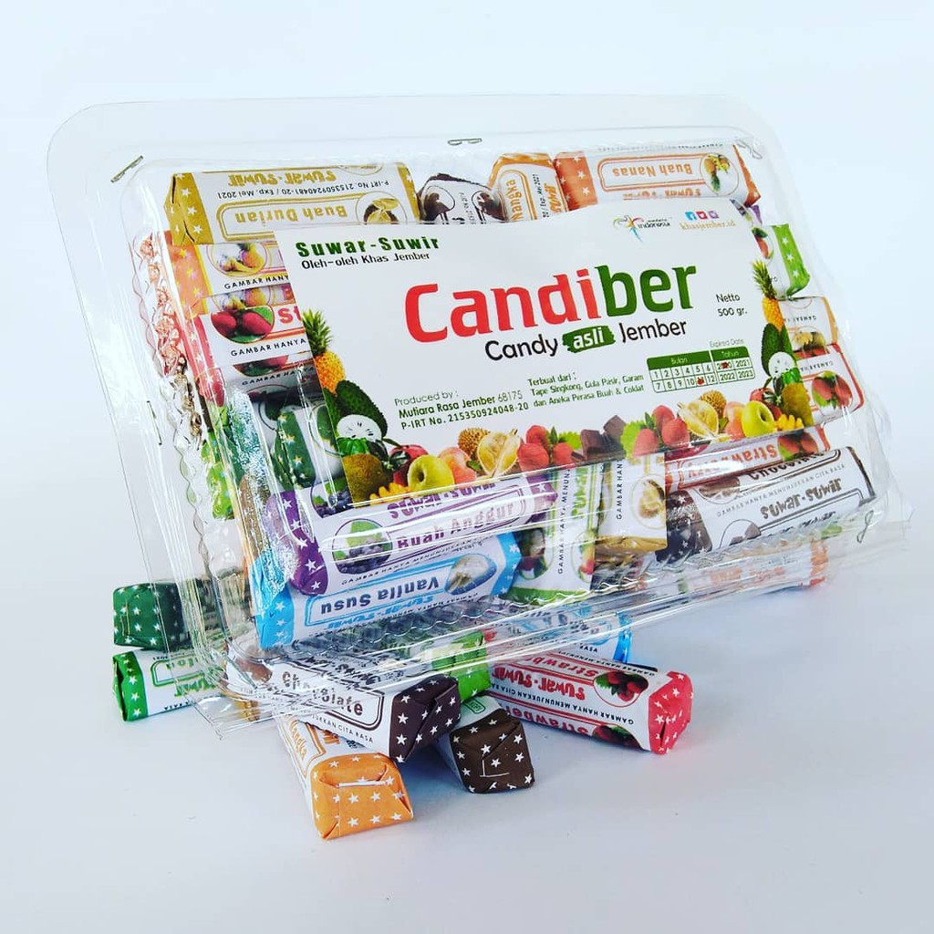 

Suwar-suwir Candiber Mika Tanggung 500 Gram / Oleh-oleh Khas Jember