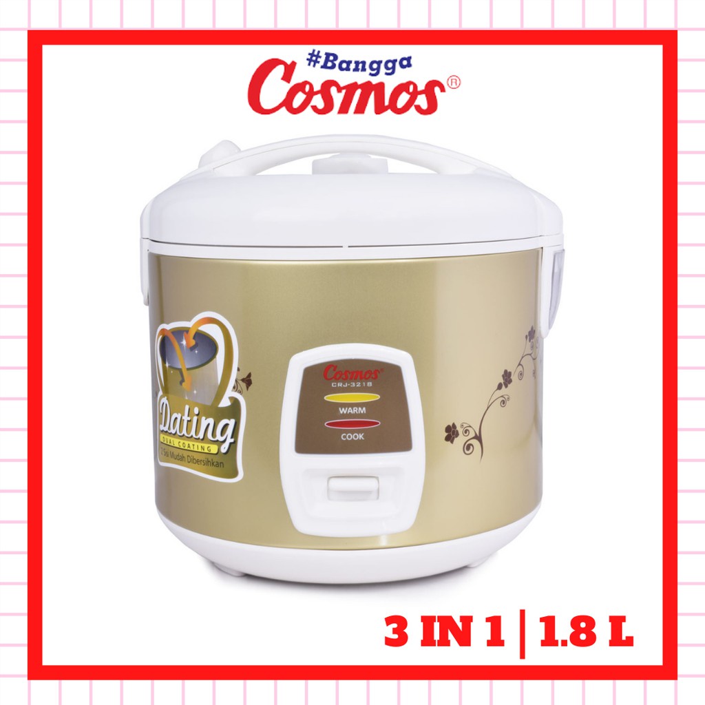 Magic Com/Rice Cooker Cosmos CRJ 3218 Kapasitas 1,8 Liter