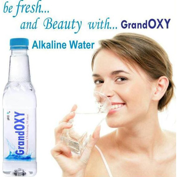 

GrandOXY alkaline water pH 8+ air minum alkali Grand Oxy 25x500ml/dus