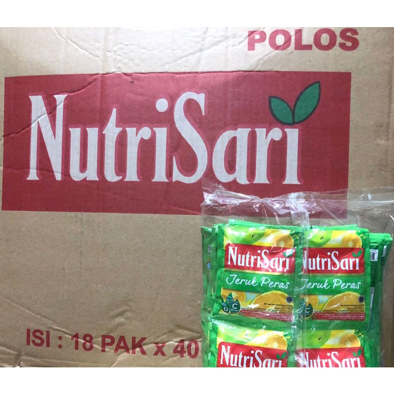 

Nutrisari 1 pax isi 40scht ( Rasa Random )