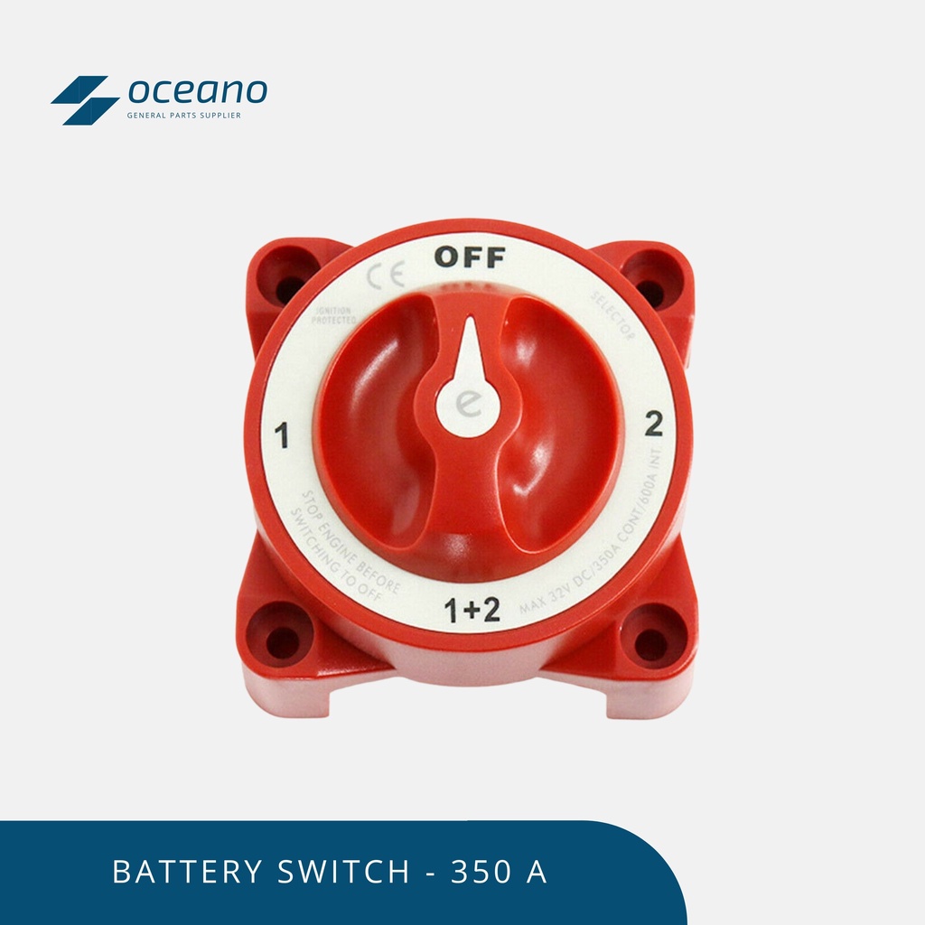 Cut Off Battery Switch 350A 4 Position Marine Battery Switch
