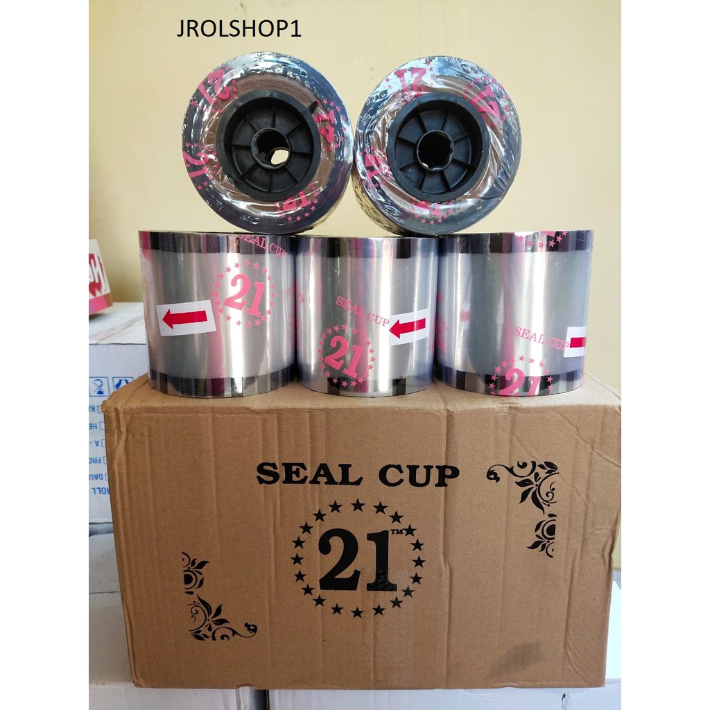 

Plastik Lid Cup Sealer polos / Plastik Segel Gelas Minuman