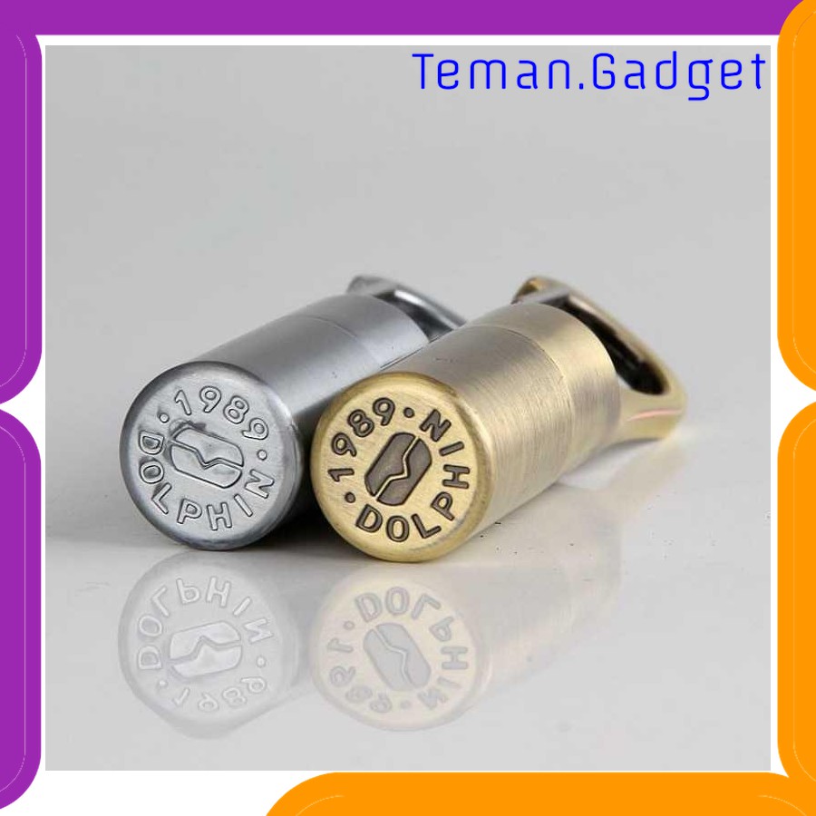 TG-HB002 AOLIKES GANTUNGAN KUNCI KOREK API DOLPHIN LIGHTER WATERPROOF - HY665