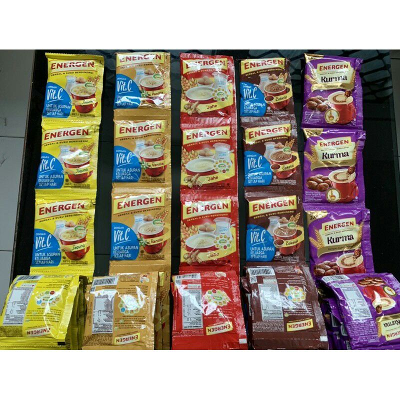 

ENERGEN ALL VARIANT 1 RENCENG ISI 10SACHET 29GR