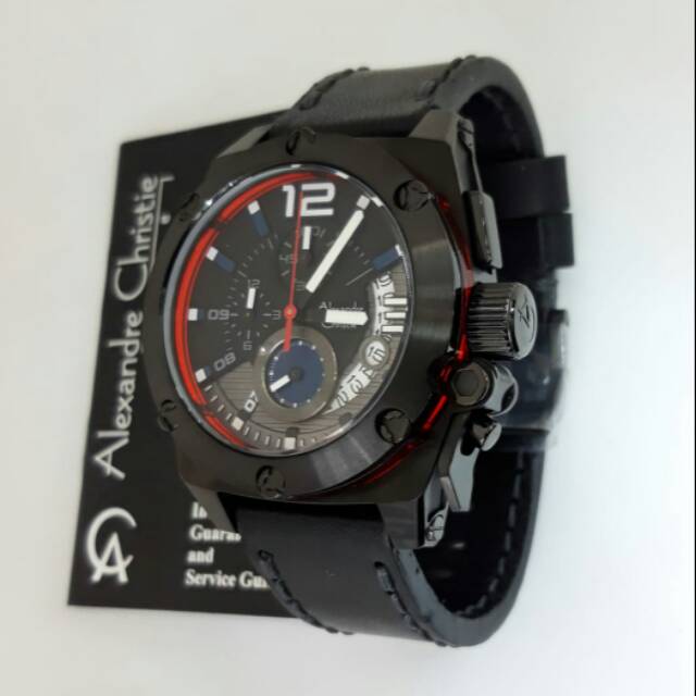 Alexandre Christie AC 6456 MC FBLRED jam pria