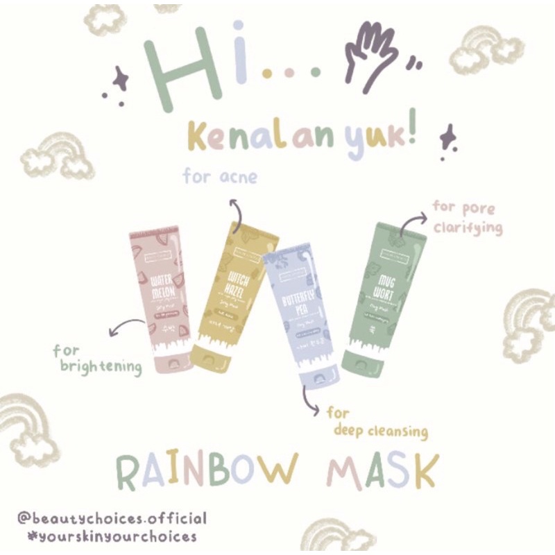 Beauty Choices Rainbow Mask By Vidia