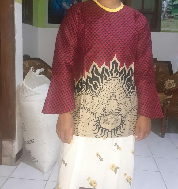 Batik Couple Keluarga Sania Ruffle Ori Ndoro Jowi Dnt Mowo Abang Termurah Bisa Pisah