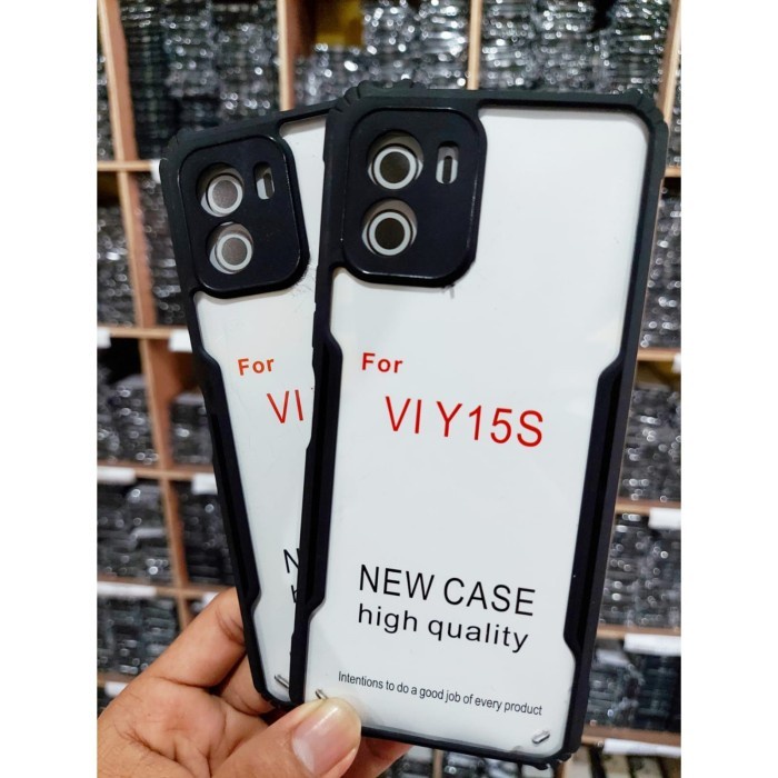 VIVO Y15S V21 4G V21 5G V20 2021 Y51 A Y53S CASE SOFTCASE IPAKY BENING HARD FUZE TRANSPARAN MIKA CASING PROTECT CAMERA COVER PELINDUNG KAMERA Y51A S