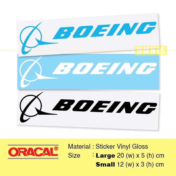 Sticker Boeing, Sticker Boeing Logo, Sticker Penerbangan Boeing, Sticker Pesawat Boeing, Sticker Avi