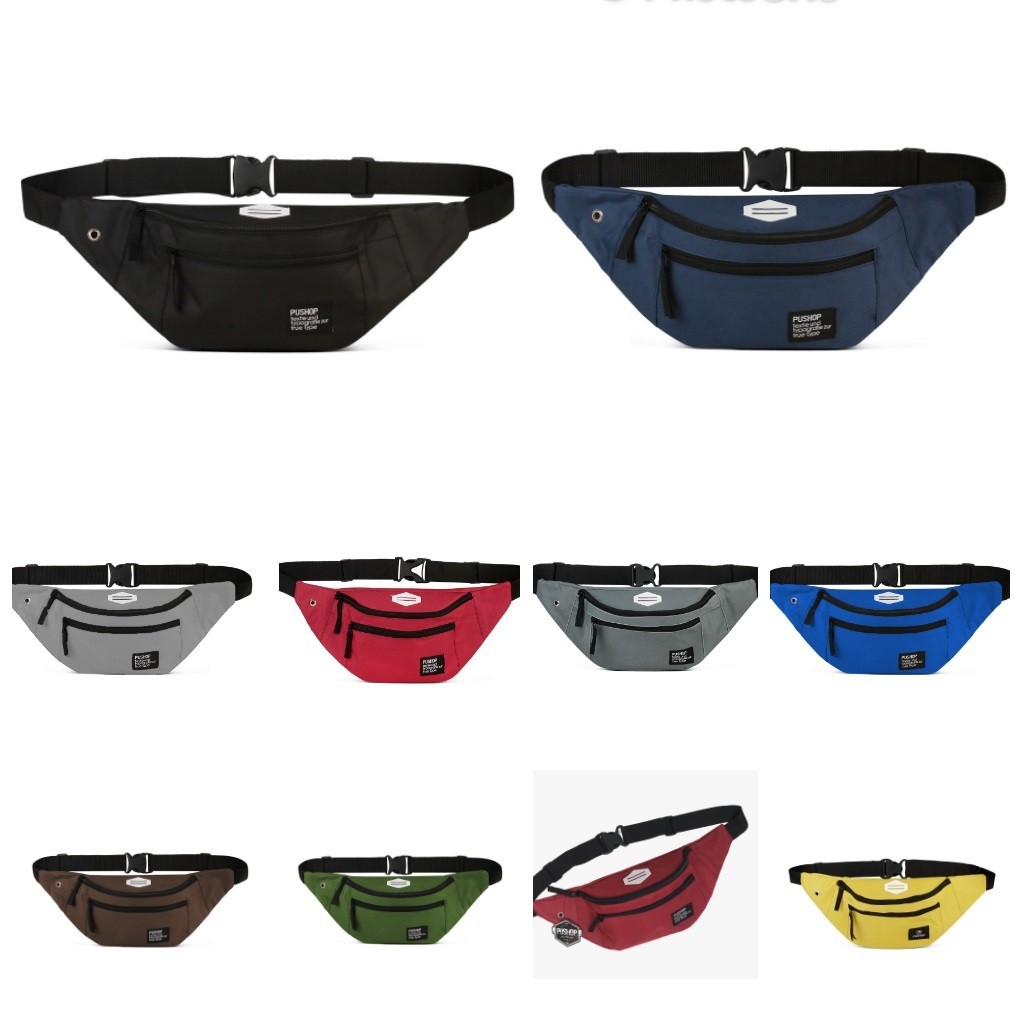 Tas Selempang Waistbag Oval Pushop Keren Bosku