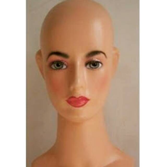Manekin / patung kepala wanita
