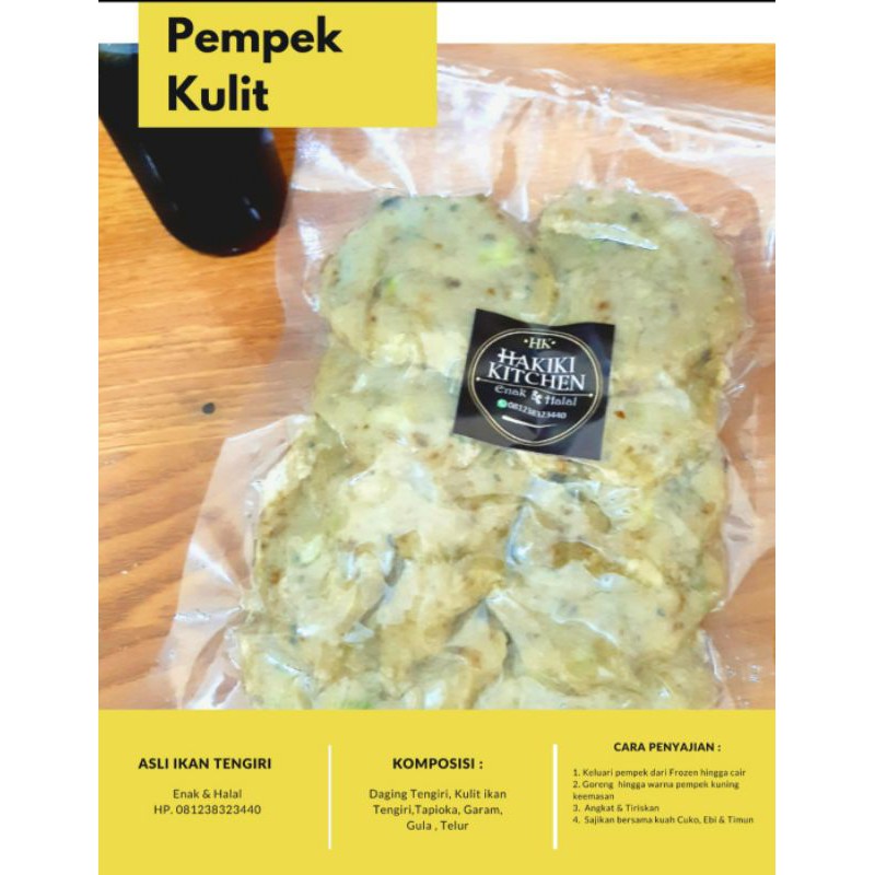 

Pempek Kulit Palembang 10 pcs + cuka 1 btl (100 ml)