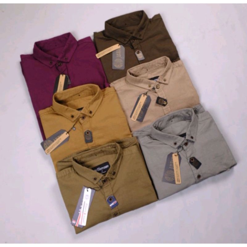 Kemeja Polos Lengan Panjang Original Eighty Eight 88 Premium