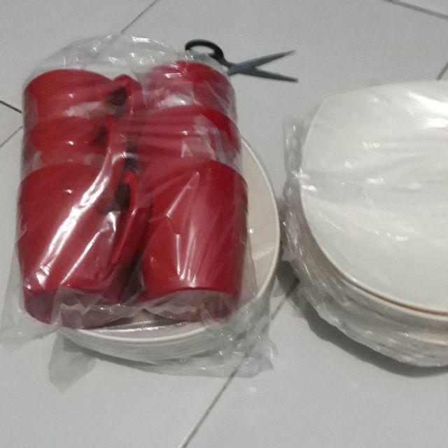 Paket Hoya Piring Kotak L & Mangkok Bulat Kode:p2