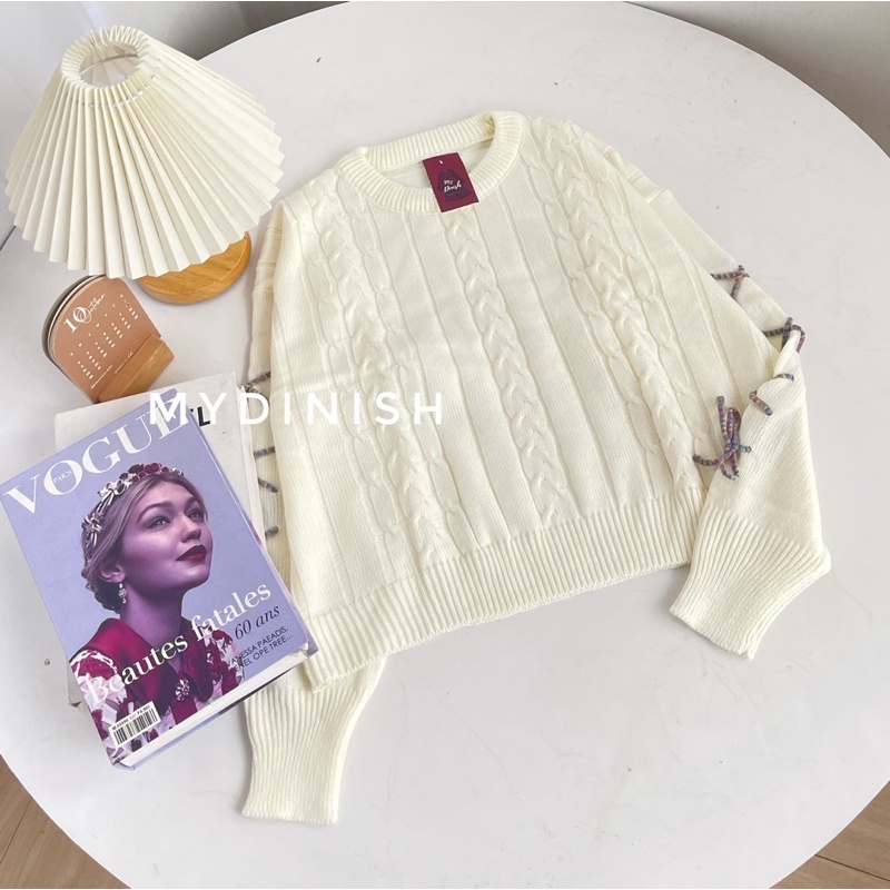 Natali Cable Blouse - Atasan Blouse Wanita Terbaru