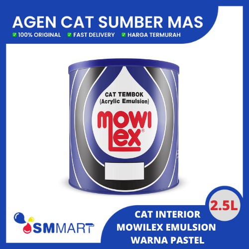 MOWILEX ACRYLIC EMULSION WARNA PASTEL 2.5L