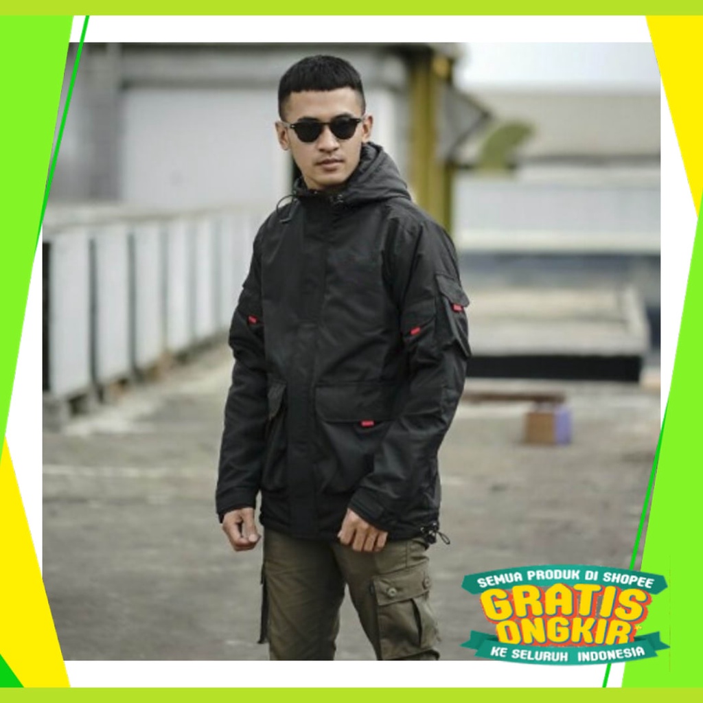 Hitam Putih Biru Orange Hijau Navy Dongker Polos moccha coklat / Jaket gunung //Jaket outdor // Jake