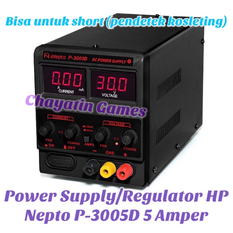 Power Supply HP Merk Nepto Type P-3005D 5 Amper (DIGITAL)