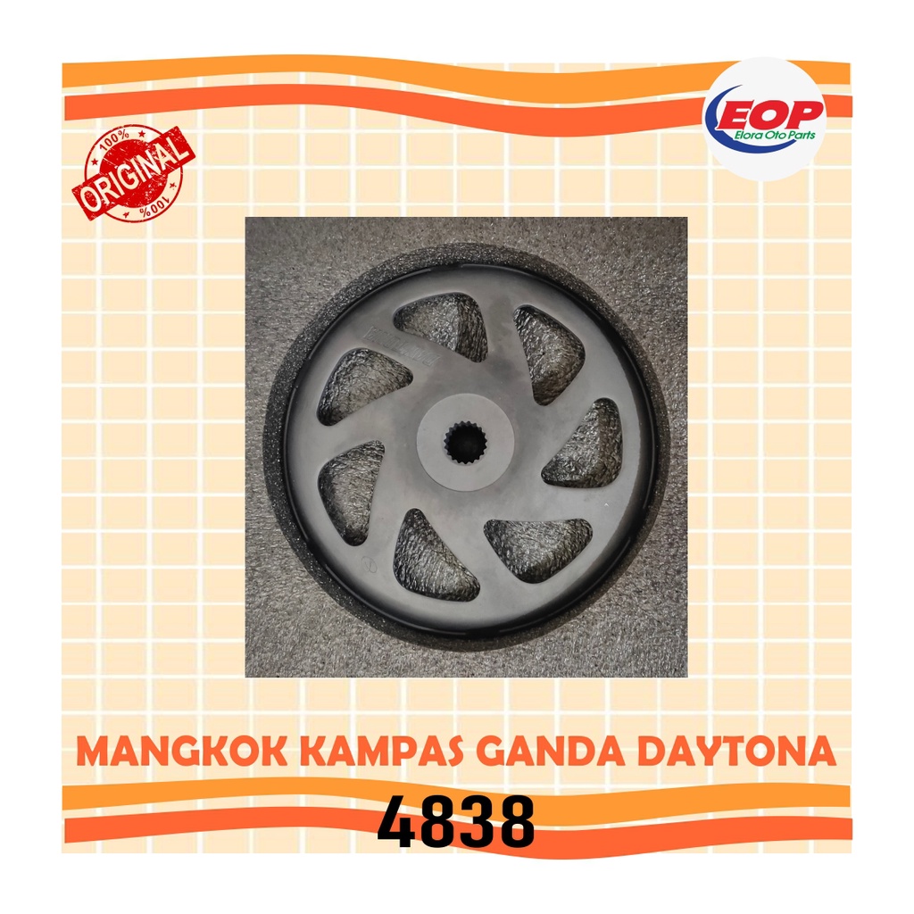 Terbaru!!! Mangkok Kampas Ganda Daytona - New Nmax - Aerox - Lexi  -  4838 Solusi Untuk Anti Gredek Motor Anda.