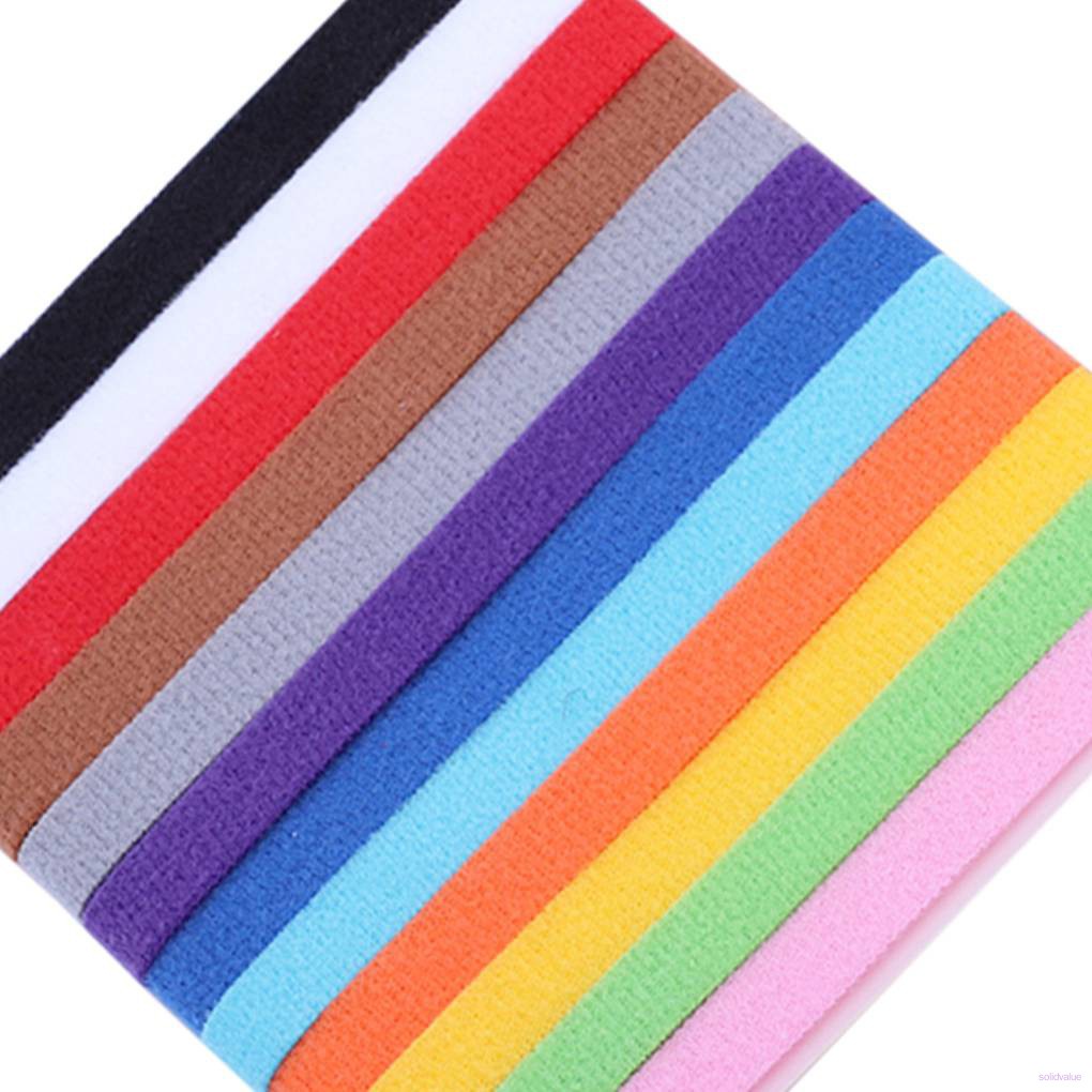 5 / 12 / 15 Warna Kalung Identifikasi Bahan Kain Lembut Dapat Disesuaikan Ukuran 10x230mm Untuk Anjing Newborn