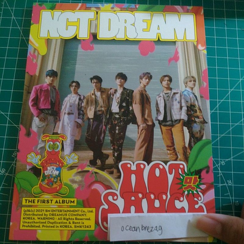 SHARING POSTCARD BOOK CHILLING NCT DREAM HOT SAUCE