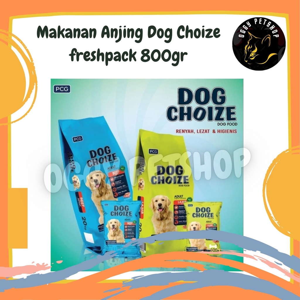 Makanan Anjing Dog Choize freshpack 800gr | makanan dog Choize 800 gr