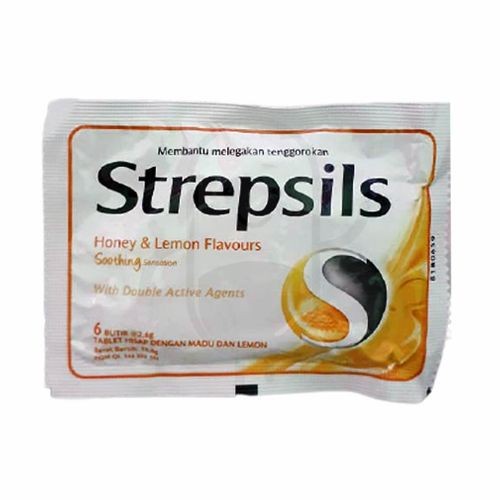 

STREPSIL HONEY & LEMON FLAVOURS / PERMEN / PELEGA TENGGOROKAN