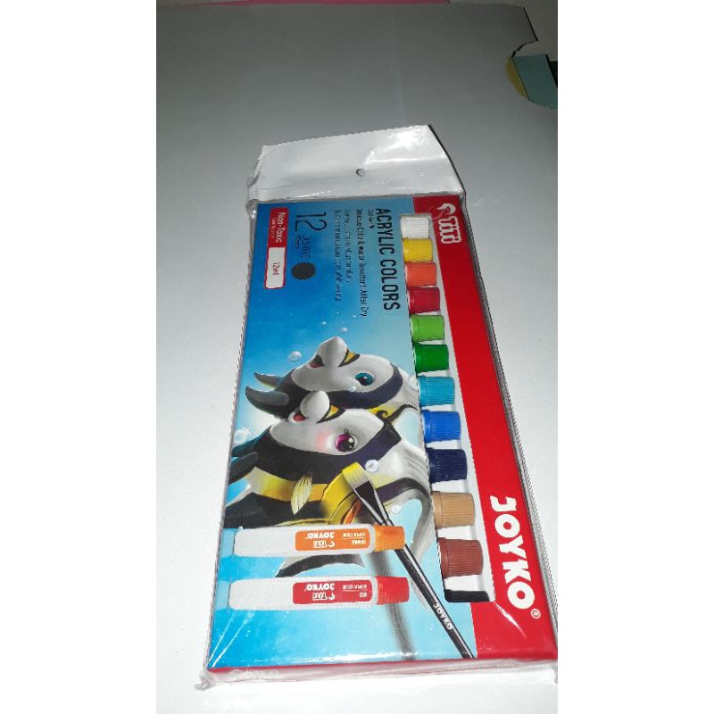 

Cat acrilic titi 12 warna 12ml