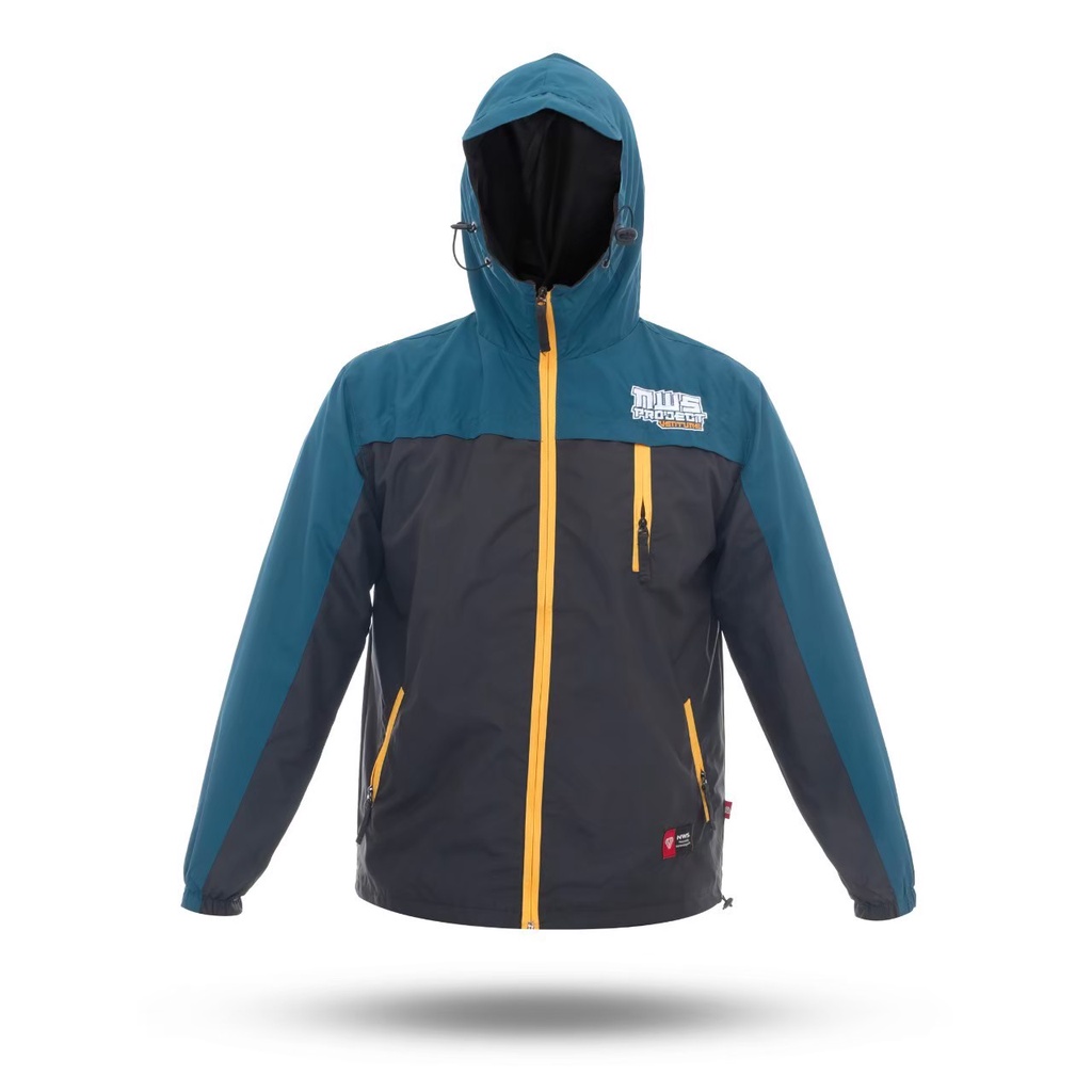 Jaket Gunung Outdoor Pria Wanita Taslan Anti Air Angin Polos NWS Original M L XL