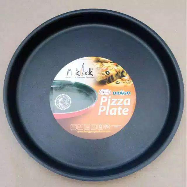 Pizza Pan Pizza Plate Makcook 24cm Teflon Anti Lengket