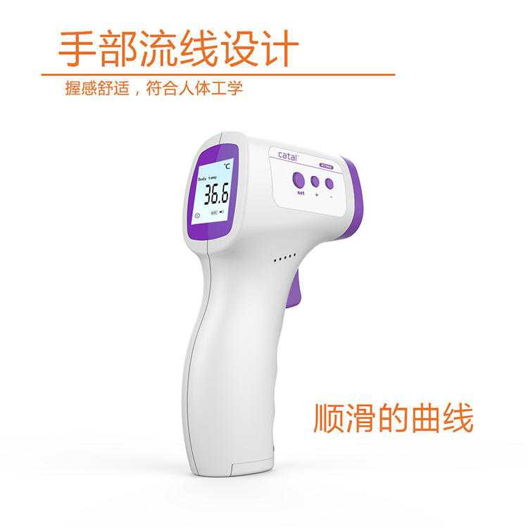 Thermogun Thermometer Tembak Infrared Non Contact LED Termometer Pengukur Suhu Tubuh Benda Ruangan