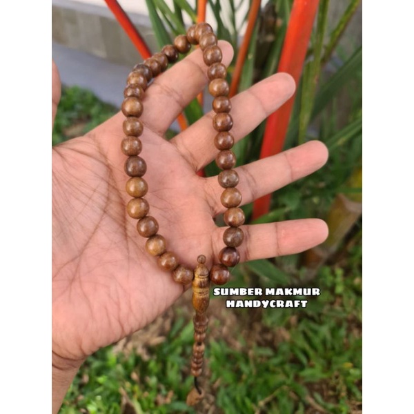 Tasbih Gaharu Wangi / Tasbih Kayu Gaharu Kalimantan Asli / Tasbih 33 / Tasbeh Gaharu Wangi