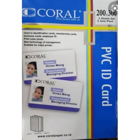 

Coral PVC ID Card