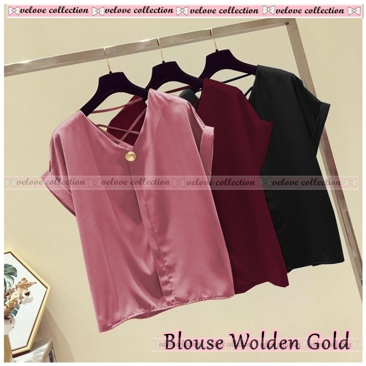 KALANTHA FASHION Valery Top Blouse Wanita Casual Look Termurah-1