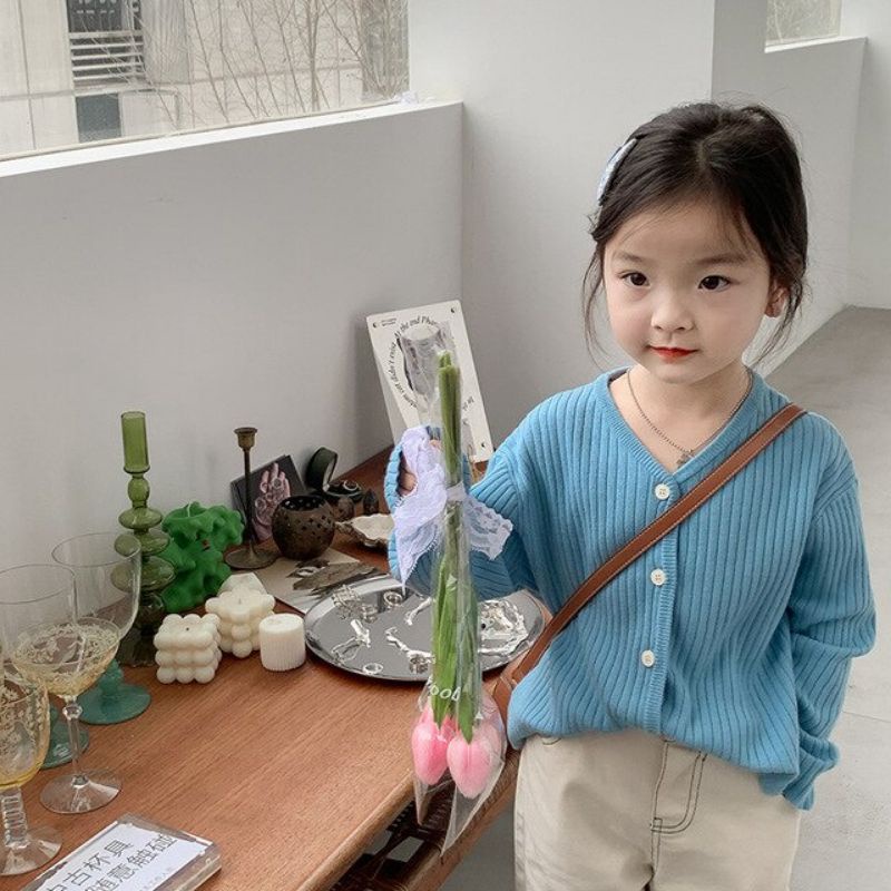 cardigan rajut anak perempuan import/atasan anak perempuan rajut/kemeja rajut anak perempuan/ootd an