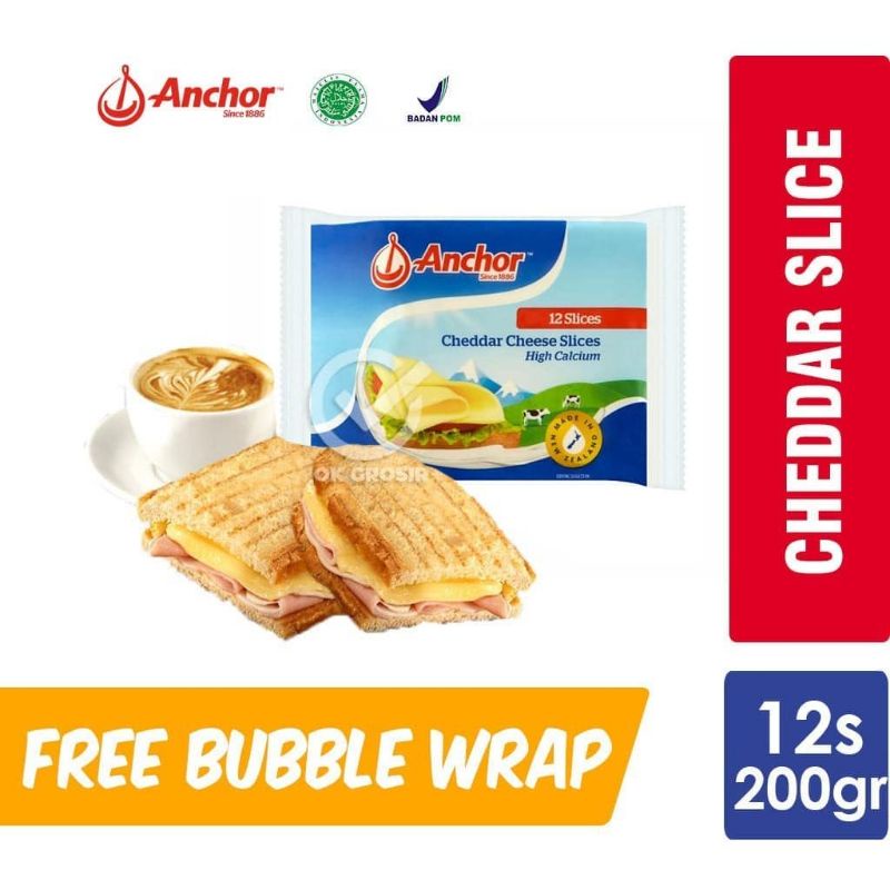 

ANCHOR CHEDDAR CHS SLICE MAKANAN BAYI