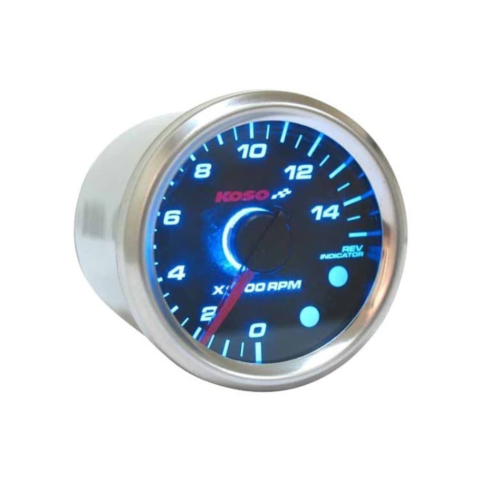 Koso GPII Style Meter RPM Blue Backlight - Speedometer