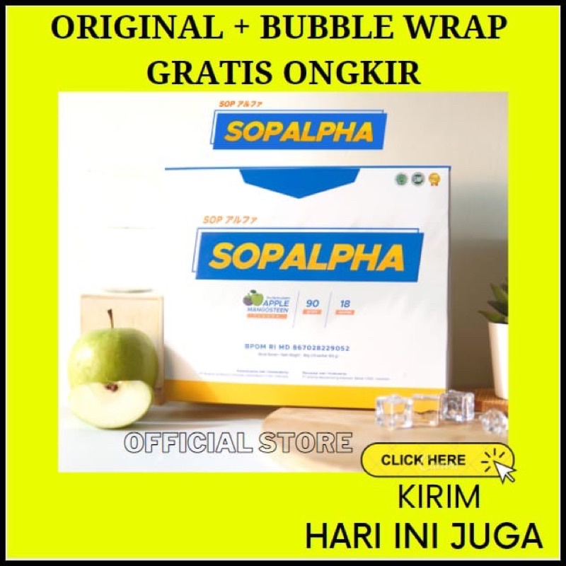 SOPALPHA 8 BOX Minuman Kesehatan Obat Suplemen Daya Tahan Tubuh Herbal Diabetes Kolesterol Diet BPOM