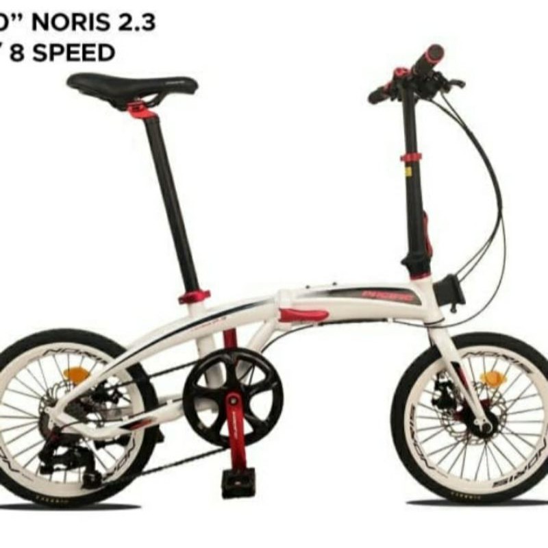 SEPEDA LIPAT PACIFIC NORIS 2.3 20INCH WHITE
