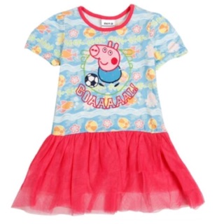 PROMO Dress peppa pig import baju kaos bordir aplikasi ...