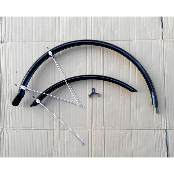 Fender MTB 26 Cromoplastic Hitam Polos. Spakbor. Selebor. Fender Roda 26 Solid Hitam. Cromo Plastic.