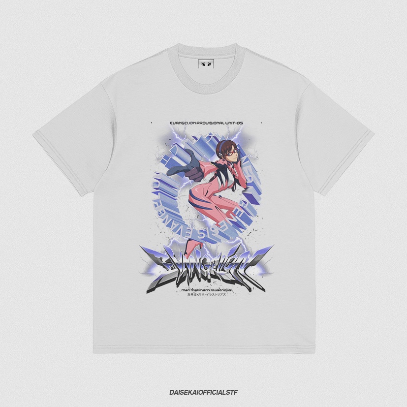 EVANGELION MAKINAMI DAISEKAI VINTAGE OVERSIZE TEE