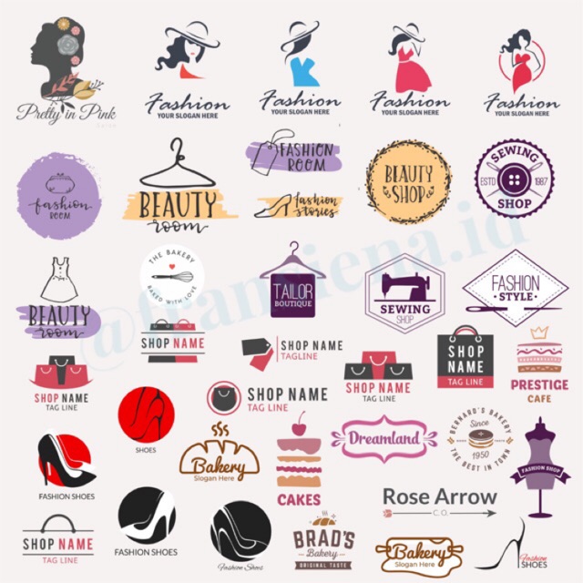 Logo dan Label Request Desain Logo Online Shop dan Label Jasa